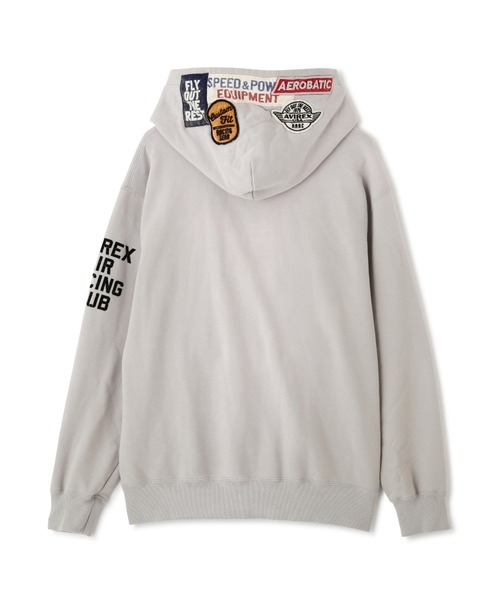 AVIREX（アヴィレックス）の「《A.A.R.C》PATCHED SWEAT HOODIE / パッチド スウェット フーディー / AVIREX / アヴィレックス（パーカー・メンズ・レッド/ライトグレー/チャコール・X-LARGE/LARGE/MEDIUM/XX-LARGE）」の11枚目の写真