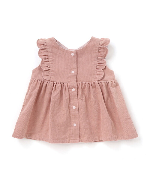 SLAP SLIP BABY(スラップスリップベビー)の「花柄無地コーデュロイ肩フリルリボンモチーフワンピース+ブルマセットアップベビー(70~80cm)(その他ベビーウェア・キッズ・ピンク/ホワイト系その他2・FREE)」の21枚目の写真