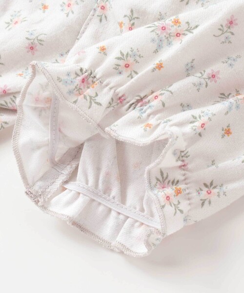 SLAP SLIP BABY(スラップスリップベビー)の「花柄無地コーデュロイ肩フリルリボンモチーフワンピース+ブルマセットアップベビー(70~80cm)(その他ベビーウェア・キッズ・ピンク/ホワイト系その他2・FREE)」の12枚目の写真