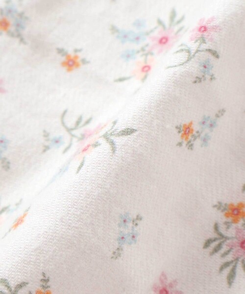 SLAP SLIP BABY(スラップスリップベビー)の「花柄無地コーデュロイ肩フリルリボンモチーフワンピース+ブルマセットアップベビー(70~80cm)(その他ベビーウェア・キッズ・ピンク/ホワイト系その他2・FREE)」の8枚目の写真