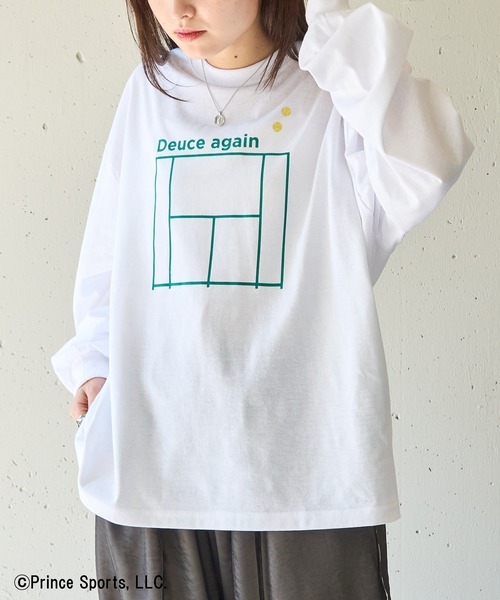 PRINCE（プリンス）の「【Prince】Prince Deuce Again Sleeve Tee（Tシャツ/カットソー・メンズ・ホワイト/グレー/ブラック/グリーン・L/M/XL/S/XS）」の6枚目の写真