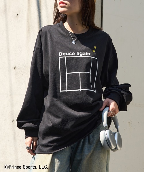 PRINCE（プリンス）の「【Prince】Prince Deuce Again Sleeve Tee（Tシャツ/カットソー・メンズ・ホワイト/グレー/ブラック/グリーン・L/M/XL/S/XS）」の10枚目の写真