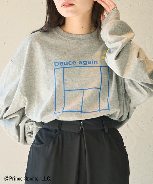 PRINCE（プリンス）の「【Prince】Prince Deuce Again Sleeve Tee（Tシャツ/カットソー・メンズ・ホワイト/グレー/ブラック/グリーン・L/M/XL/S/XS）」の14枚目の写真