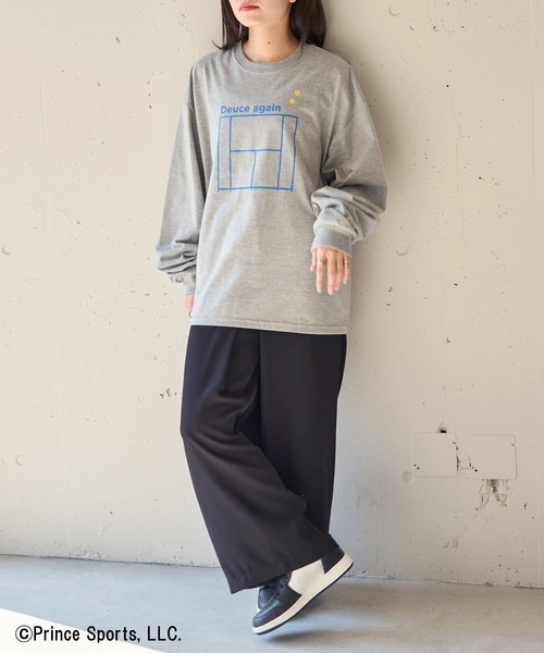 PRINCE（プリンス）の「【Prince】Prince Deuce Again Sleeve Tee（Tシャツ/カットソー・メンズ・ホワイト/グレー/ブラック/グリーン・L/M/XL/S/XS）」の16枚目の写真