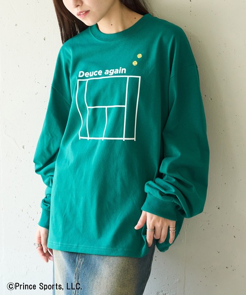 PRINCE（プリンス）の「【Prince】Prince Deuce Again Sleeve Tee（Tシャツ/カットソー・メンズ・ホワイト/グレー/ブラック/グリーン・L/M/XL/S/XS）」の21枚目の写真