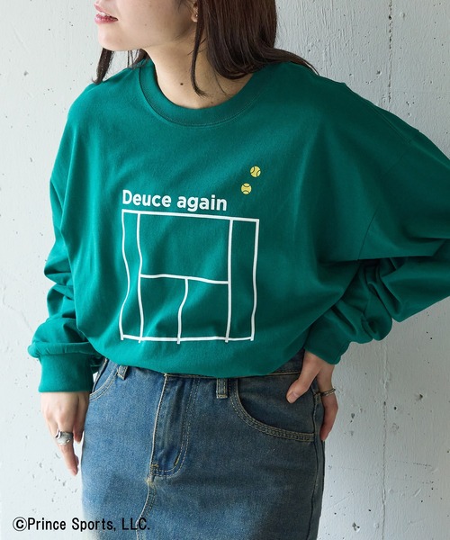 PRINCE（プリンス）の「【Prince】Prince Deuce Again Sleeve Tee（Tシャツ/カットソー・メンズ・ホワイト/グレー/ブラック/グリーン・L/M/XL/S/XS）」の22枚目の写真