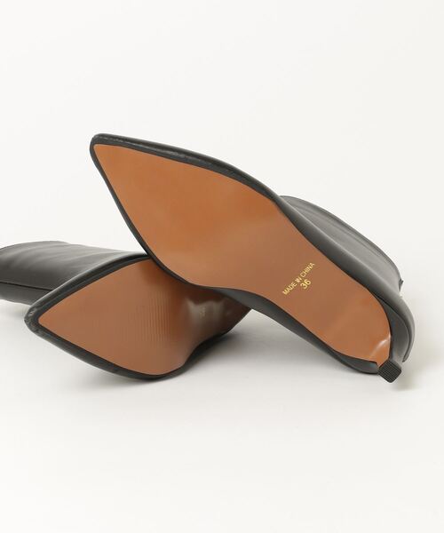 NANO universe(ナノユニバース)の「ポインテッドショートブーツ(ブーツ・レディース・ボルドー/ブラック・38/36/37)」の14枚目の写真