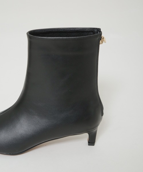 NANO universe(ナノユニバース)の「ポインテッドショートブーツ(ブーツ・レディース・ボルドー/ブラック・38/36/37)」の8枚目の写真