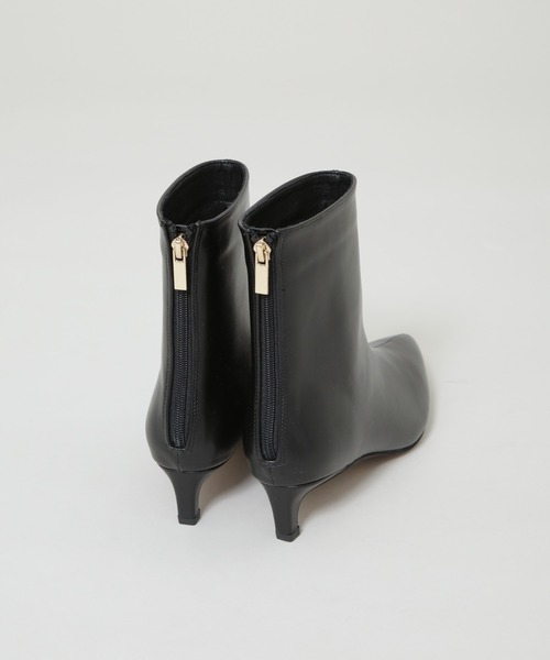 NANO universe(ナノユニバース)の「ポインテッドショートブーツ(ブーツ・レディース・ボルドー/ブラック・38/36/37)」の9枚目の写真