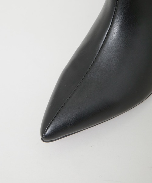 NANO universe(ナノユニバース)の「ポインテッドショートブーツ(ブーツ・レディース・ボルドー/ブラック・38/36/37)」の10枚目の写真