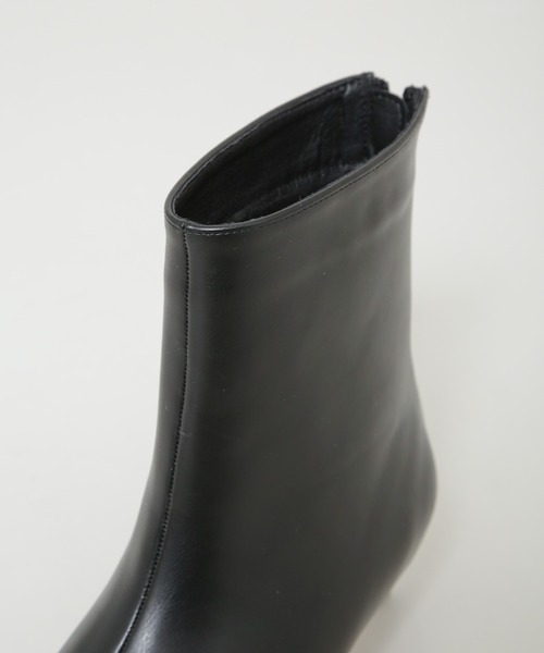 NANO universe(ナノユニバース)の「ポインテッドショートブーツ(ブーツ・レディース・ボルドー/ブラック・38/36/37)」の11枚目の写真