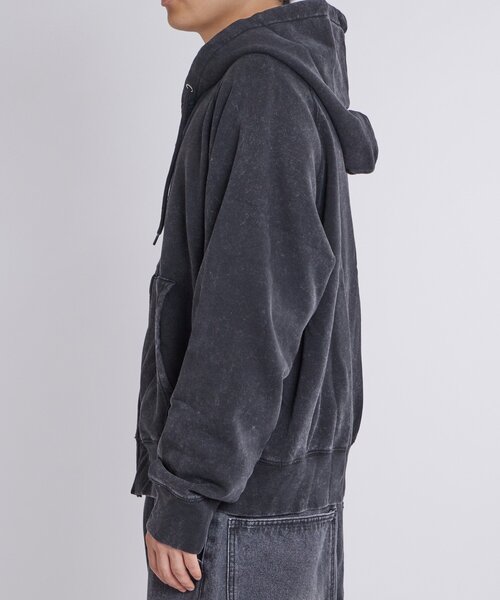 WHO'S WHO gallery（フーズフーギャラリー）の「KOOKYN ケミカルジップパーカー（パーカー・レディース・グレー/チャコールグレー/ブラウン・SMALL/MEDIUM/LARGE）」の22枚目の写真