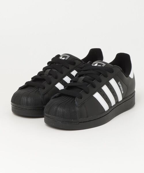 adidas(アディダス)の「adidas/アディダス スーパースターII / Superstar II(スニーカー・レディース・ブラック/ブルー/ブラック×ホワイト/グリーン・26cm/28cm/24cm/24.5cm/27cm/23cm)」の3枚目の写真