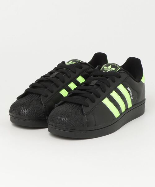 adidas(アディダス)の「adidas/アディダス スーパースターII / Superstar II(スニーカー・レディース・ブラック/ブルー/ブラック×ホワイト/グリーン・26cm/28cm/24cm/24.5cm/27cm/23cm)」の4枚目の写真