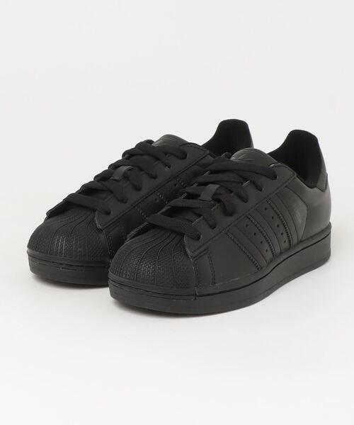 adidas(アディダス)の「adidas/アディダス スーパースターII / Superstar II(スニーカー・レディース・ブラック/ブルー/ブラック×ホワイト/グリーン・26cm/28cm/24cm/24.5cm/27cm/23cm)」の2枚目の写真
