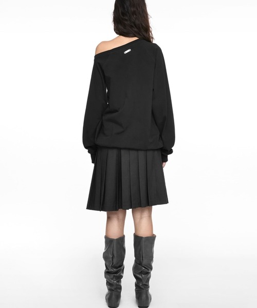 NACHE(ナチェ)の「NACHE/ナチェ/PINCHES L/S TEE(Tシャツ/カットソー・レディース・ブラック/アイボリー・0/1)」の5枚目の写真