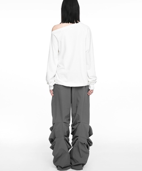 NACHE(ナチェ)の「NACHE/ナチェ/PINCHES L/S TEE(Tシャツ/カットソー・レディース・ブラック/アイボリー・0/1)」の11枚目の写真