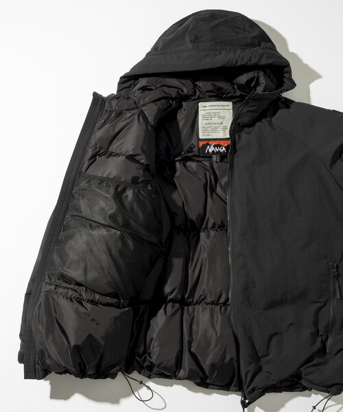 NANGA（ナンガ）の「NANGA/ナンガ SP HOODIE DOWN JKT/別注 フーディ ダウンジャケット（ダウンジャケット/コート・メンズ・ブラック/オリーブ/グレー・MEDIUM/LARGE/X-LARGE）」の16枚目の写真