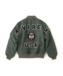 AVIREX(ABbNX)́sKIDS/50th AnniversarytMA-1 SIGNATURE BIG LOGO(MA-1)