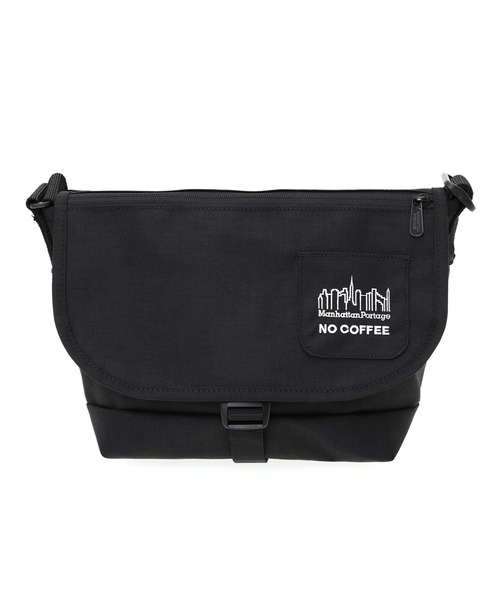 Manhattan Portage（マンハッタンポーテージ）の「NYLON MESSENGER BAG (SM) FZP NO COFFEE（メッセンジャーバッグ・メンズ・ブラック・SMALL）」の2枚目の写真