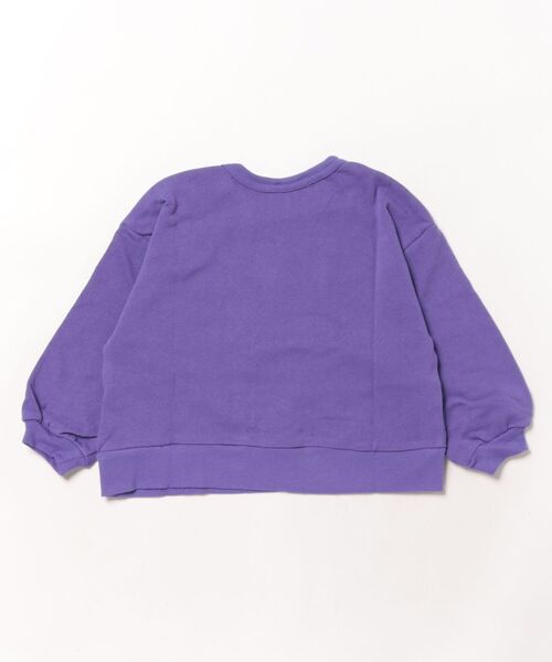 ふわふわトレーナー パープル Sサイズ 裏毛ワンポイントトレーナー（スウェット）｜Life Support Products