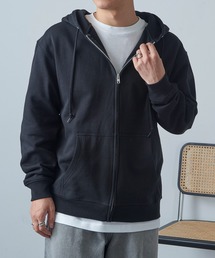 ビッグシルエット」に該当するレディースのパーカー（ジップアップ