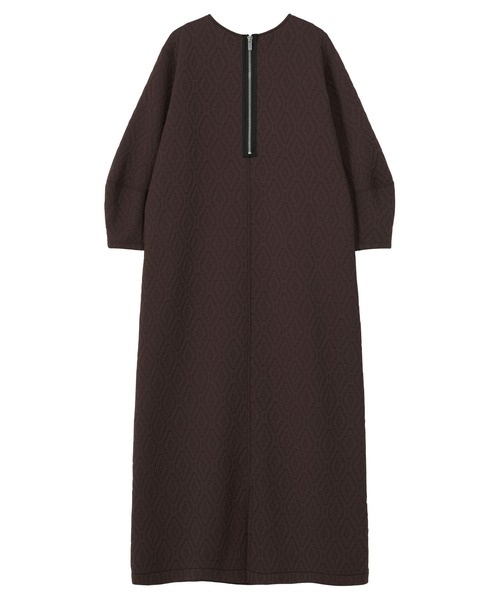 ZUCCa（ズッカ）の「タイルジャガード / ワンピース / S（ワンピース・レディース・ボルドー/ブラック/オフホワイト・M size）」の7枚目の写真