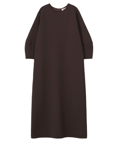 ZUCCa（ズッカ）の「タイルジャガード / ワンピース / S（ワンピース・レディース・ボルドー/ブラック/オフホワイト・M size）」の8枚目の写真