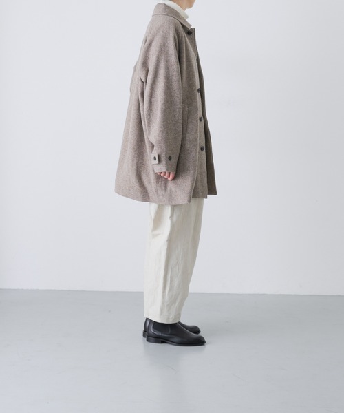 新品 かぐれ Wool short coat ショートコート Wool short coat（その他アウター）｜かぐれ（カグレ）のファッション