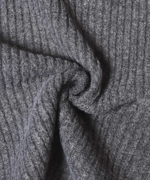 coca（coca）（コカ）の「縮絨ニットミニスカート（スカート・レディース・グレー/ネイビー・L/S/M）」の20枚目の写真