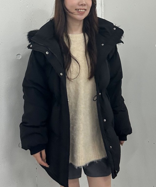 マルチwayファーフード中綿ブルゾン（ブルゾン）｜archives