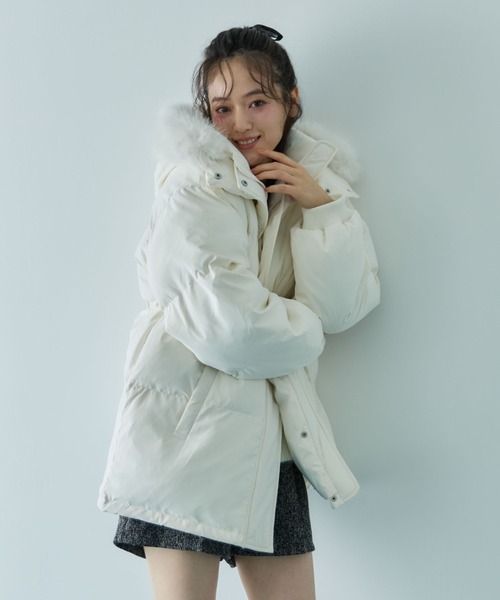 マルチwayファーフード中綿ブルゾン（ブルゾン）｜archives