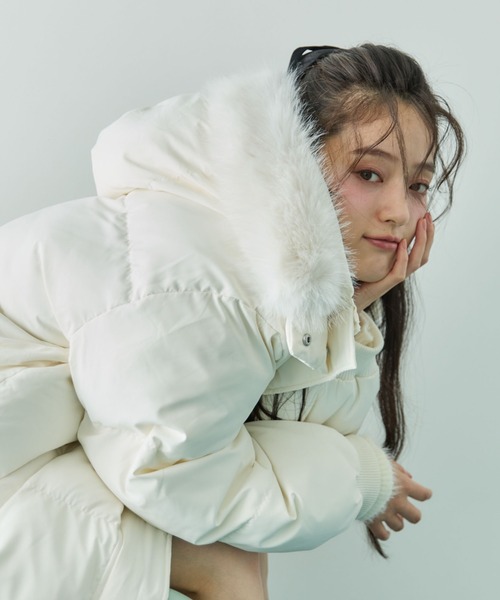 マルチwayファーフード中綿ブルゾン（ブルゾン）｜archives