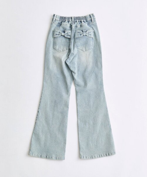 セール】ストレッチフレアデニムパンツ（デニムパンツ）｜OLIVE des