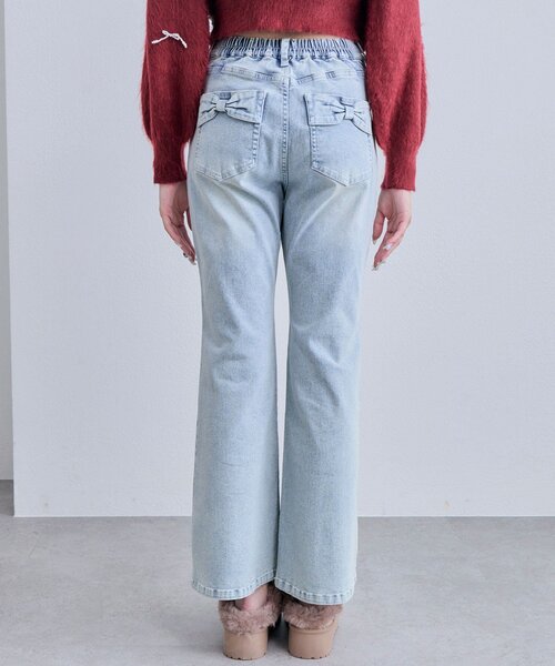 ストレッチフレアデニムパンツ（デニムパンツ）｜OLIVE des OLIVE