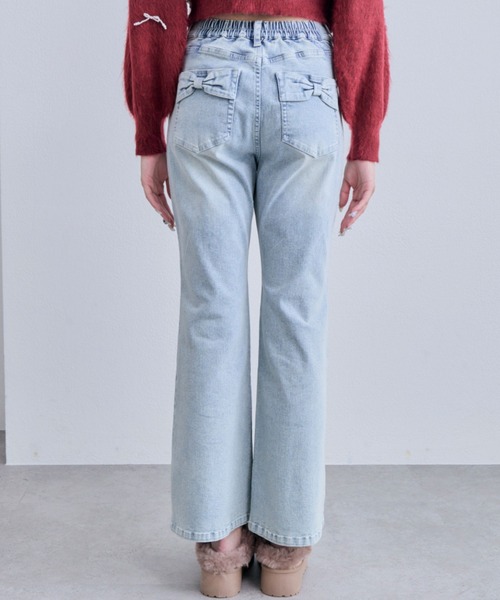 ストレッチフレアデニムパンツ（デニムパンツ）｜OLIVE des OLIVE