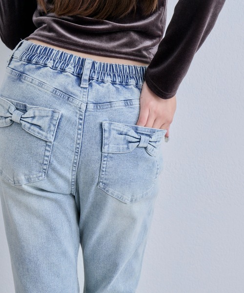 セール】ストレッチフレアデニムパンツ（デニムパンツ）｜OLIVE des