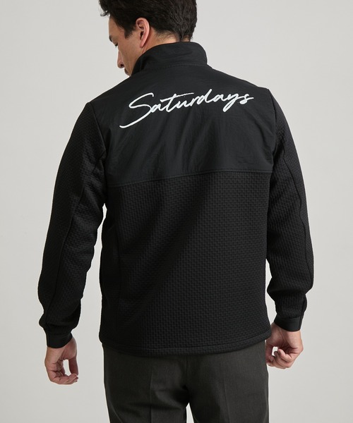Saturdays Golf(サタデーズゴルフ)の「Double Knit Blouson(ブルゾン・メンズ・ホワイト/ブラック・L/M/S/XL)」の2枚目の写真