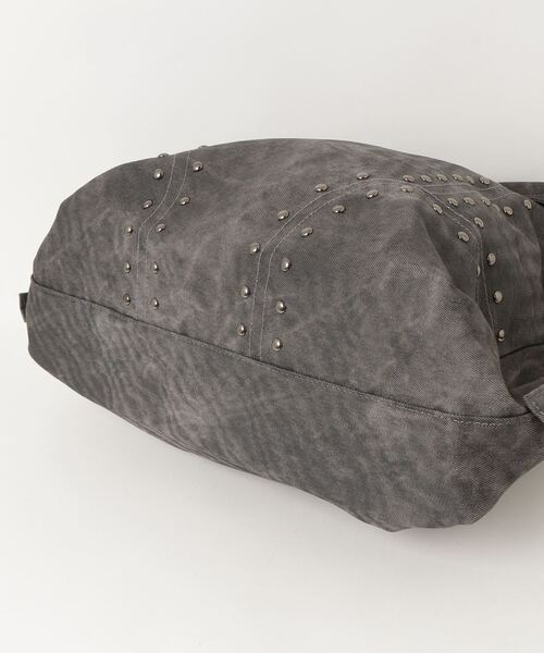 tinkerend(ティンカーエンド)の「【ユニセックス】Rivet Boston Bag / リベットボストンバッグ(ボストンバッグ・レディース・スミクロ/ブラウン/ブラック・FREE)」の5枚目の写真