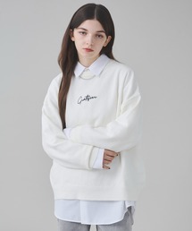 BROWNY | BROWNY/【25年秋冬新作】アクセ付きワンポイントニットプルオーバー(ニット/セーター)