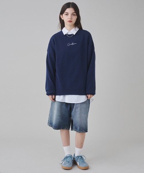 BROWNY(ブラウニー)の「BROWNY/アクセ付きワンポイントニットプルオーバー(ニット/セーター・メンズ・ブラック/ネイビー/オフホワイト・SMALL/MEDIUM/LARGE)」の16枚目の写真