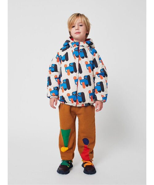 セール】総柄Doggy Mateジャンパー【キッズ】（ダウンジャケット