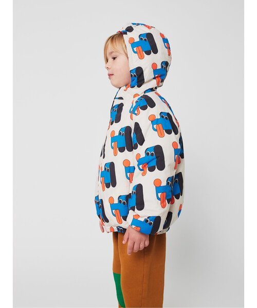 セール】総柄Doggy Mateジャンパー【キッズ】（ダウンジャケット