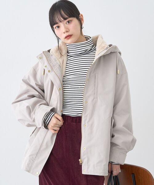 ♡earth♡ セール】【2025AW】マルチウェイマウンテンパーカー（マウンテン