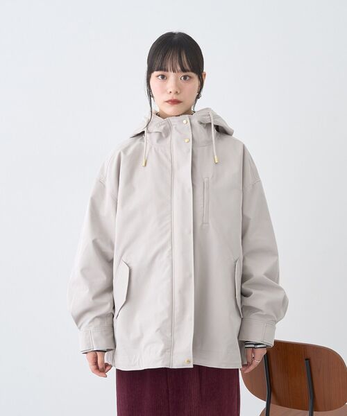 earth music&ecology（アースミュージックアンドエコロジー）の「【2025AW】マルチウェイマウンテンパーカー（マウンテンパーカー・レディース・ブラック/カーキ/ベージュ・M/L）」の22枚目の写真