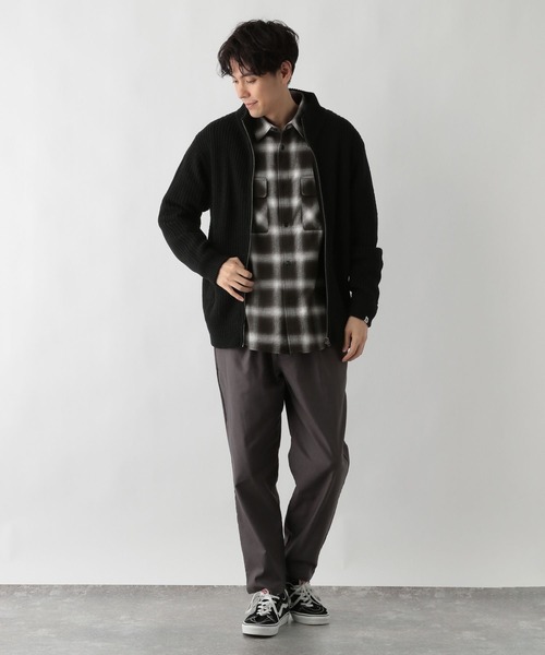 FOUND GOOD（ファウンドグッド）の「ZIPUPニット（ニット/セーター・メンズ・オレンジ系5/グレー系5/ブラック・L/XL/S/M）」の21枚目の写真