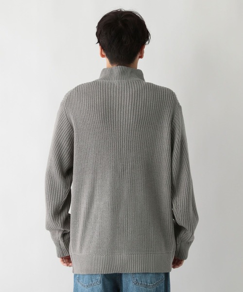 FOUND GOOD（ファウンドグッド）の「ZIPUPニット（ニット/セーター・メンズ・オレンジ系5/グレー系5/ブラック・L/XL/S/M）」の11枚目の写真