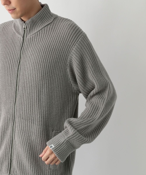 FOUND GOOD（ファウンドグッド）の「ZIPUPニット（ニット/セーター・メンズ・オレンジ系5/グレー系5/ブラック・L/XL/S/M）」の13枚目の写真