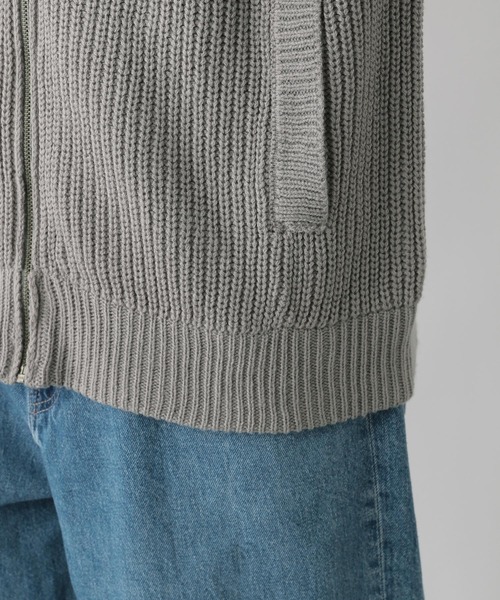 FOUND GOOD（ファウンドグッド）の「ZIPUPニット（ニット/セーター・メンズ・オレンジ系5/グレー系5/ブラック・L/XL/S/M）」の14枚目の写真