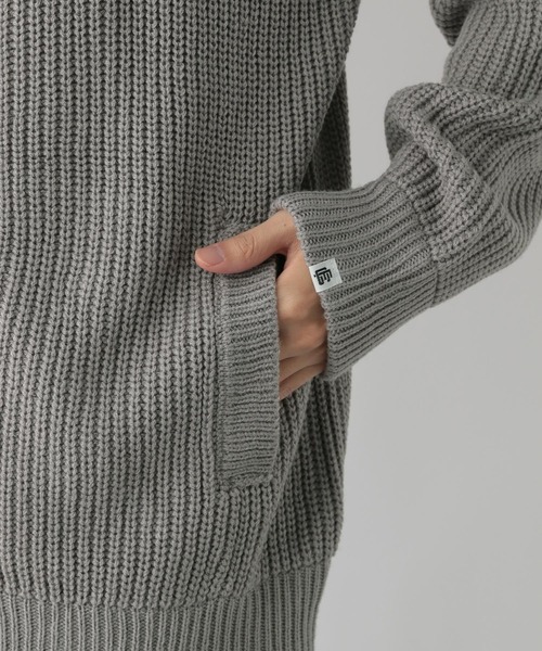 FOUND GOOD（ファウンドグッド）の「ZIPUPニット（ニット/セーター・メンズ・オレンジ系5/グレー系5/ブラック・L/XL/S/M）」の15枚目の写真